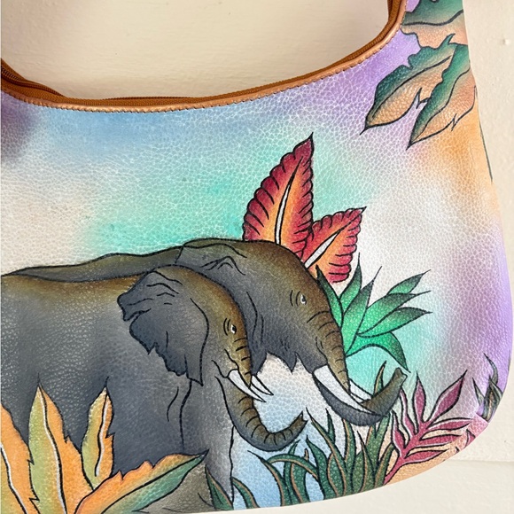 Magnifique Colorful Elephant Print Women's Bag - Picture 5 of 6
